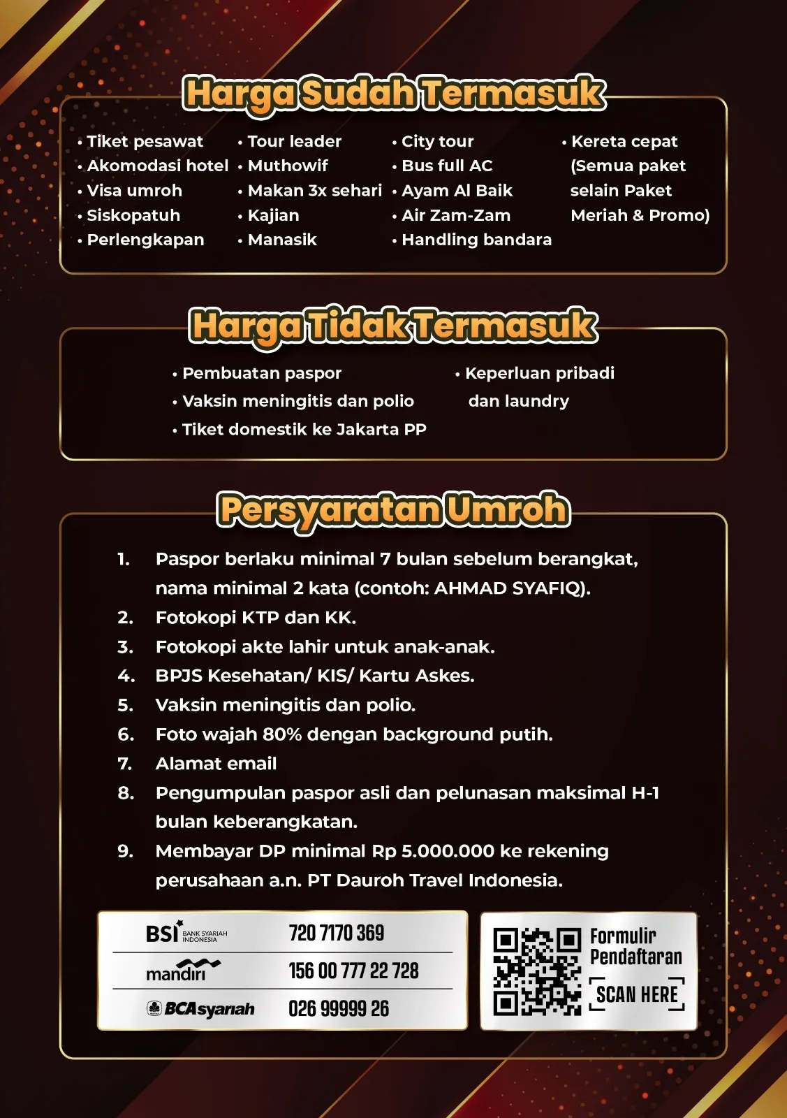 Persyaratan umroh