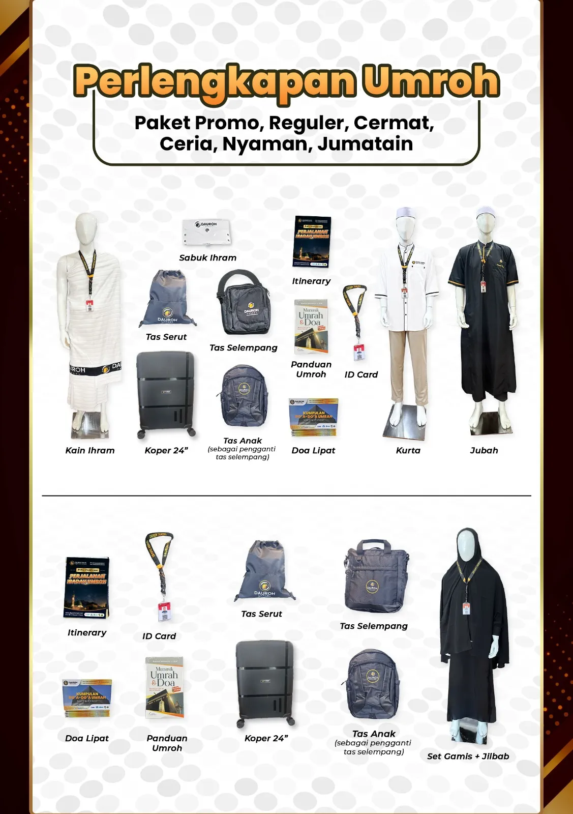 Perlengkapan paket non promo